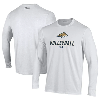 Men's Under Armour Montana State Bobcats Volleyball Performance Long Sleeve T-Shirt