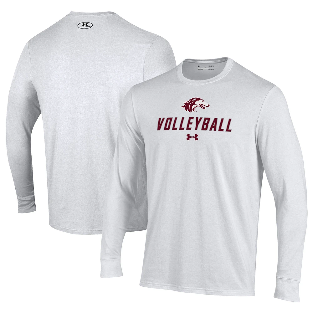 Men's Under Armour Southern Illinois Salukis Volleyball Performance Long Sleeve T-Shirt