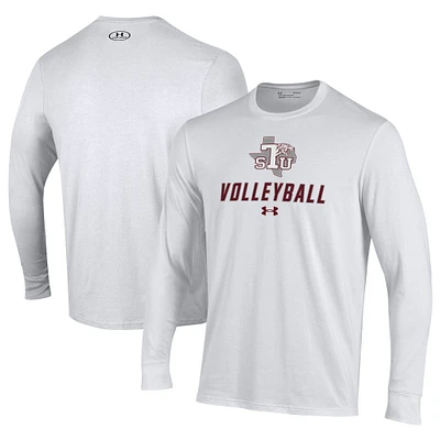 Men's Under Armour Texas Southern Tigers Volleyball Performance Long Sleeve T-Shirt