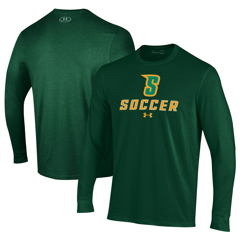 Men's Under Armour Siena Saints Soccer Performance Long Sleeve T-Shirt