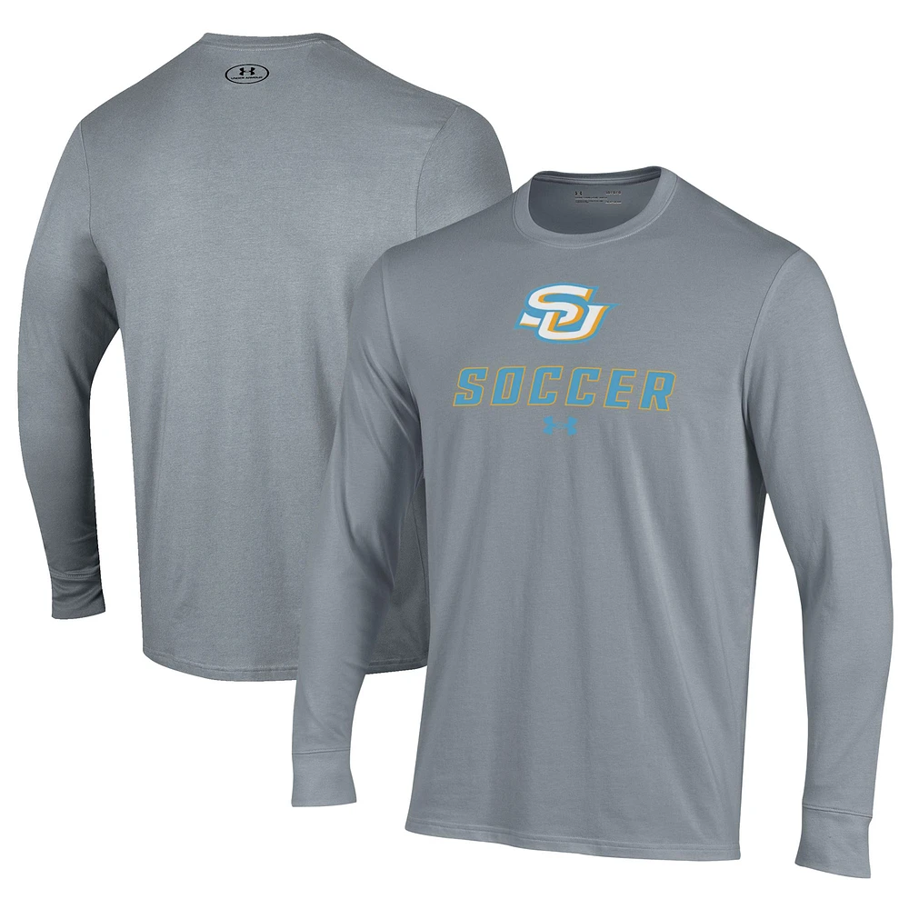 Men's Under Armour Southern University Jaguars Soccer Performance Long Sleeve T-Shirt