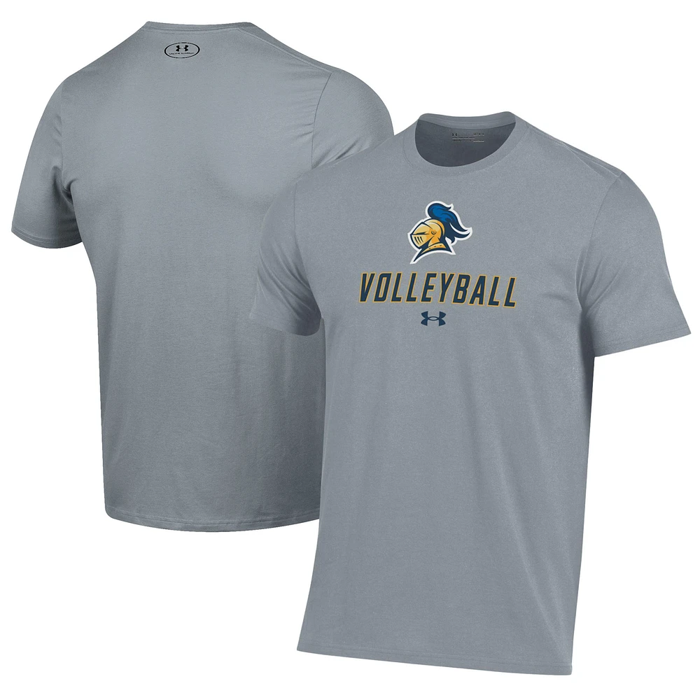 Men's Under Armour Gray Carleton Knights Volleyball Performance T-Shirt