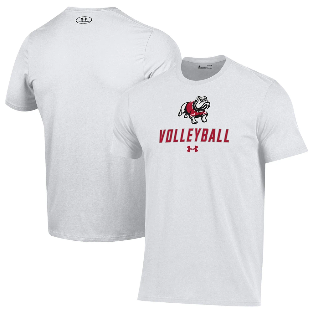 Men's Under Armour White Gardner-Webb Bulldogs Volleyball Performance T-Shirt