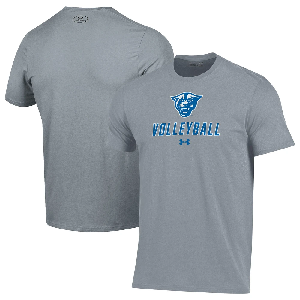 Men's Under Armour Gray Georgia State Panthers Volleyball Performance T-Shirt