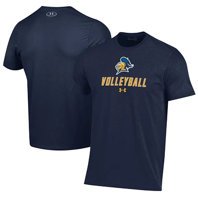 Men's Under Armour Navy Carleton Knights Volleyball Performance T-Shirt