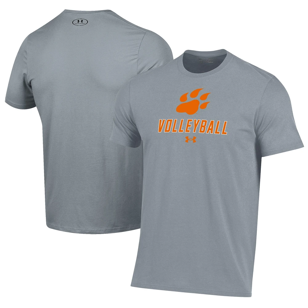 Men's Under Armour Gray Sam Houston State Bearkats Volleyball Performance T-Shirt