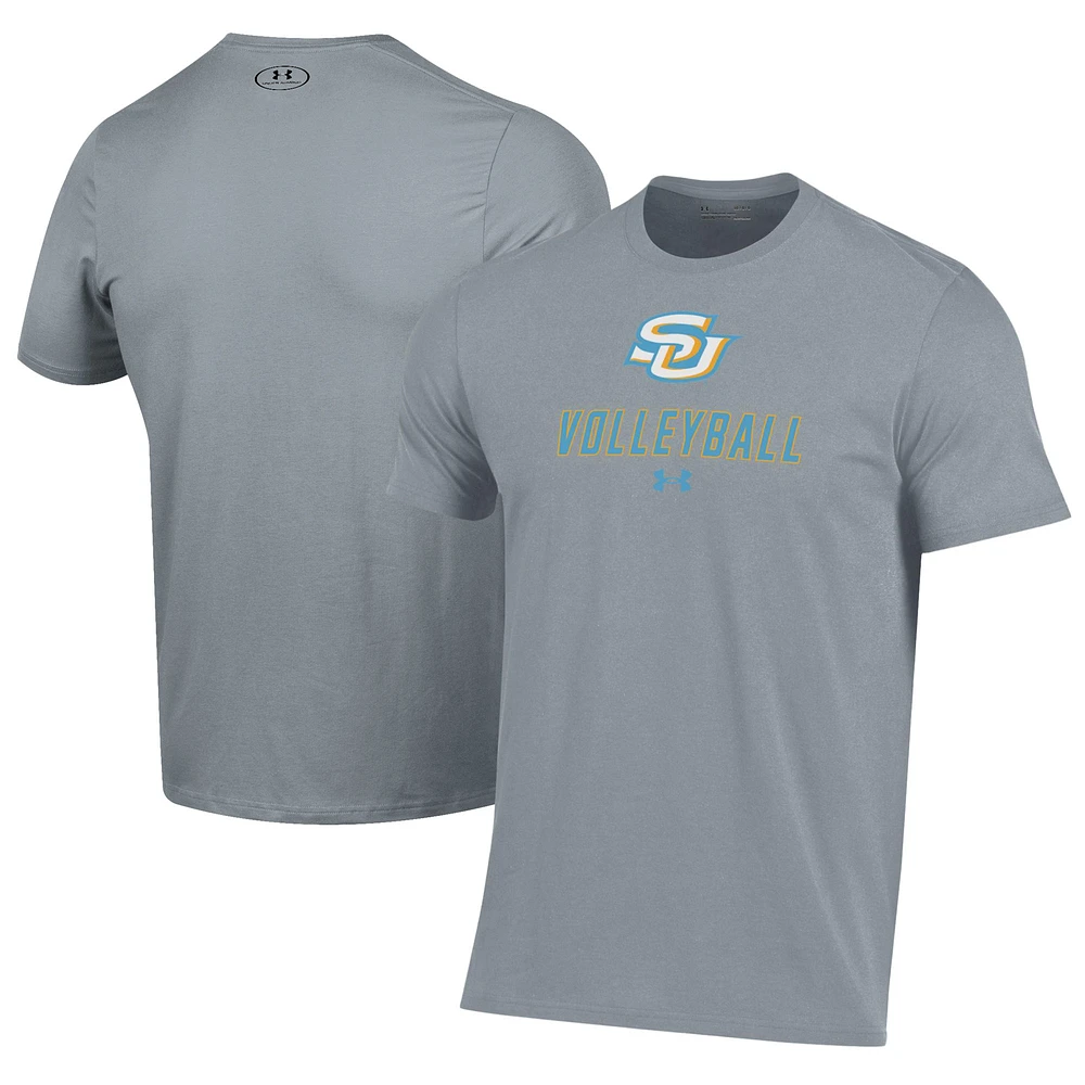 Men's Under Armour Gray Southern University Jaguars Volleyball Performance T-Shirt
