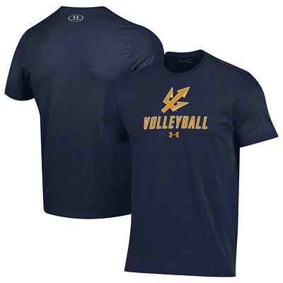 Men's Under Armour Navy UC San Diego Tritons Volleyball Performance T-Shirt