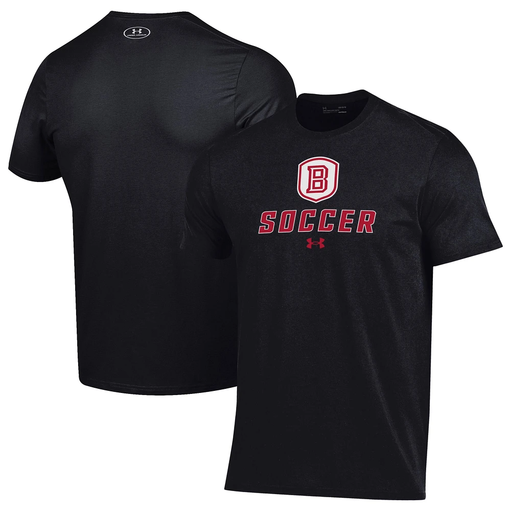 Men's Under Armour Black Bradley Braves Soccer Performance T-Shirt