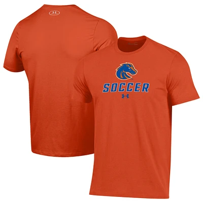 Men's Under Armour Orange Boise State Broncos Soccer Performance T-Shirt