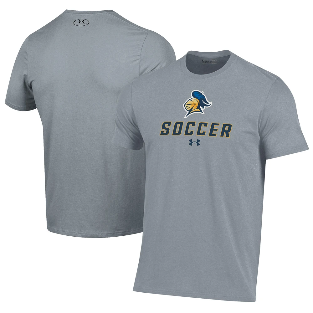 Men's Under Armour Gray Carleton Knights Soccer Performance T-Shirt