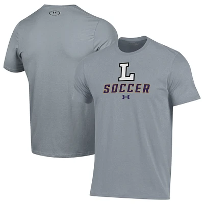 Men's Under Armour Gray Lipscomb Bisons Soccer Performance T-Shirt
