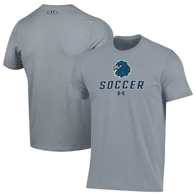 Men's Under Armour Gray Monmouth Hawks Soccer Performance T-Shirt