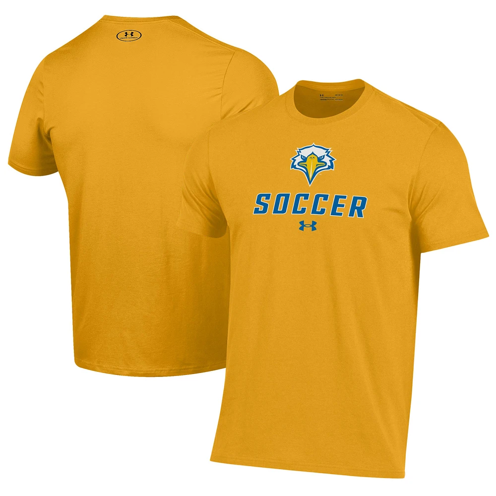 Men's Under Armour Gold Morehead State Eagles Soccer Performance T-Shirt