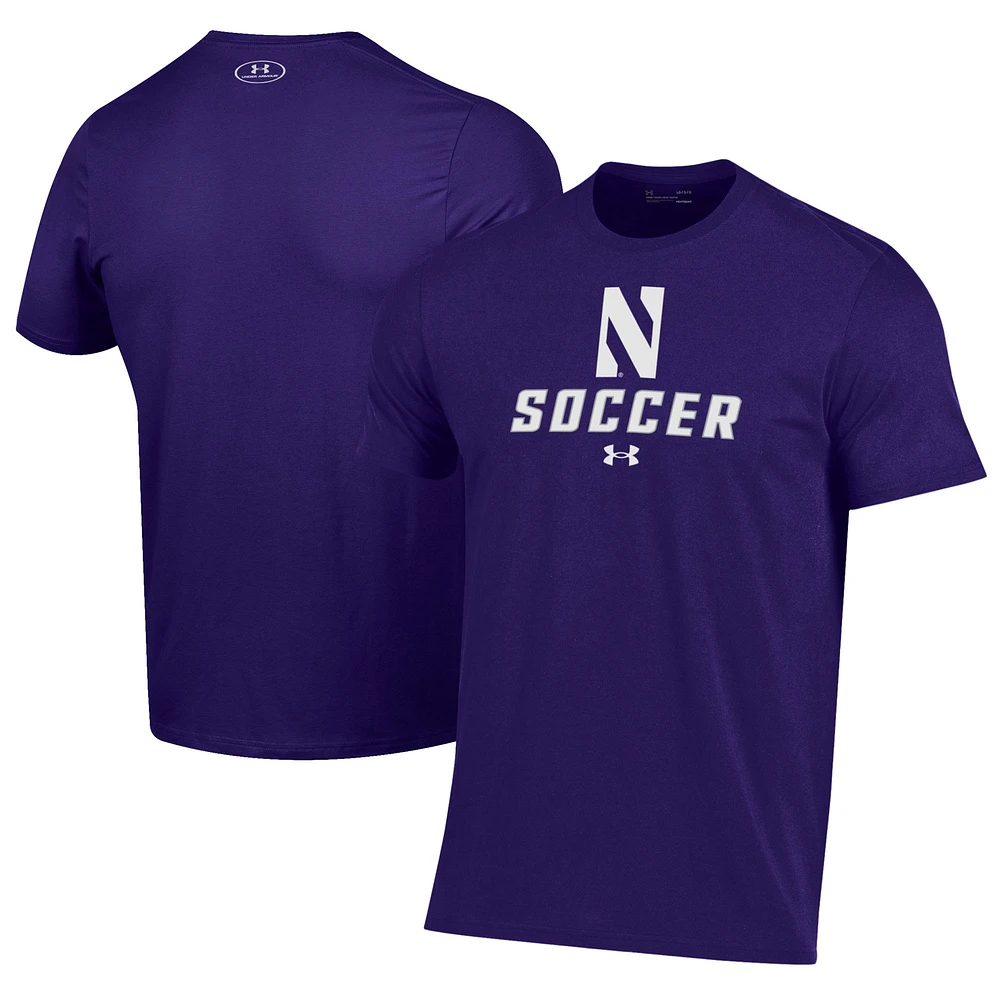 Men's Under Armour Northwestern Wildcats Soccer Performance T-Shirt