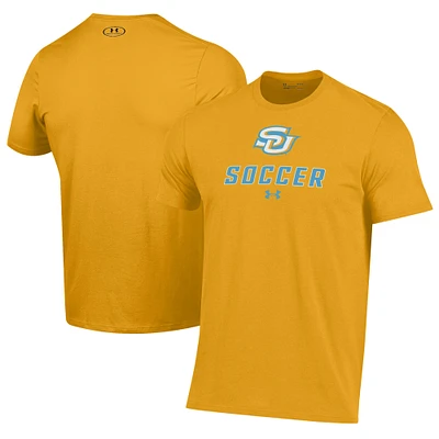 Men's Under Armour Gold Southern University Jaguars Soccer Performance T-Shirt