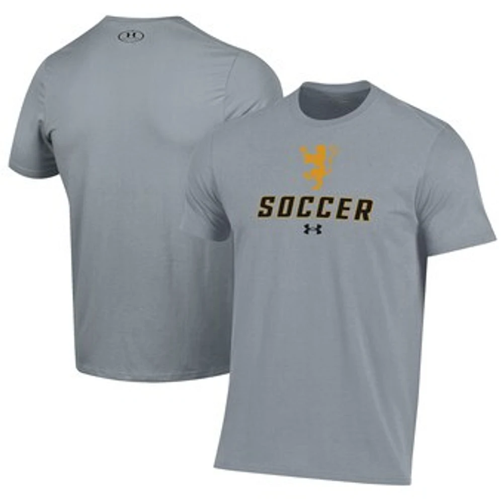 Men's Under Armour Gray St. Olaf Oles Soccer Performance T-Shirt