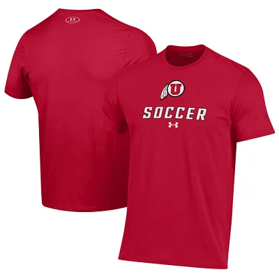 Men's Under Armour Utah Utes Soccer Performance T-Shirt
