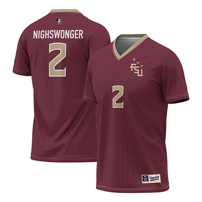 Youth GameDay Greats Jenna Nighswonger Garnet Florida State Seminoles Women's Soccer Fashion Jersey