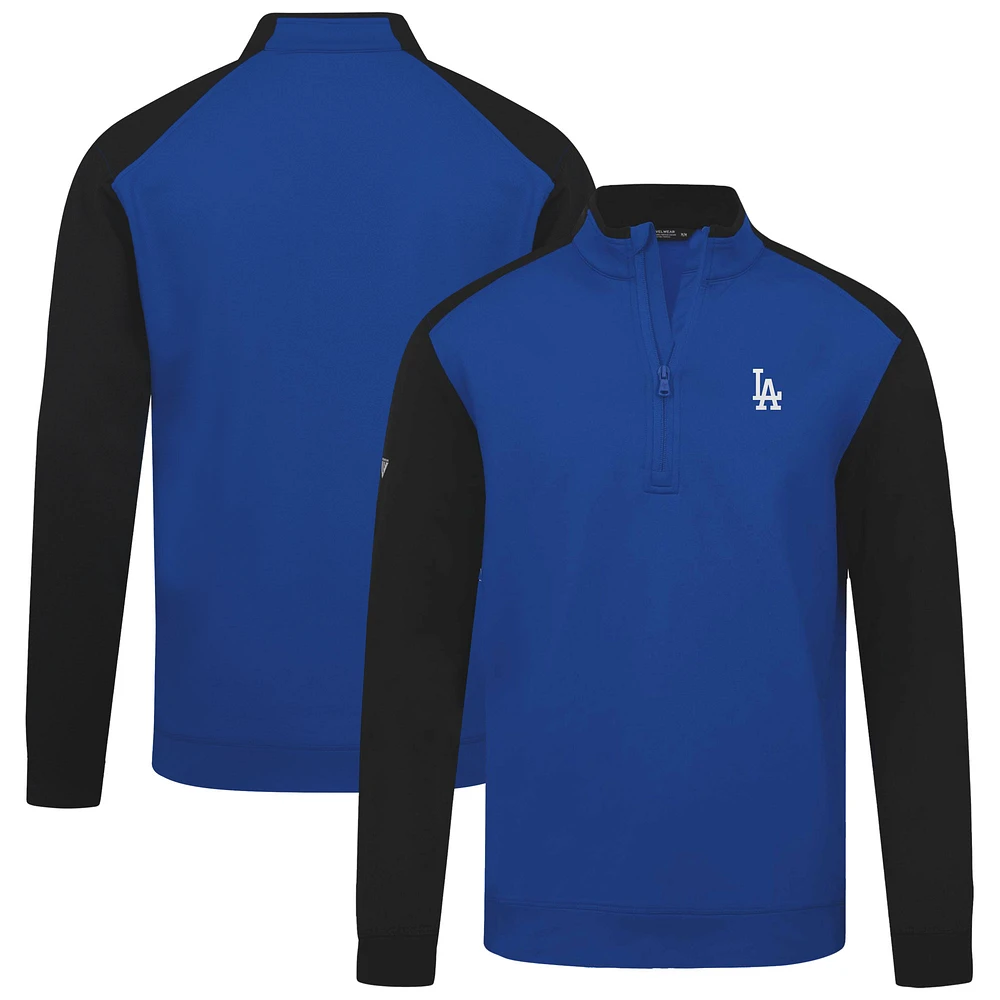 Men's Levelwear Royal Los Angeles Dodgers Insignia 2.0 Quarter-Zip Pullover Top