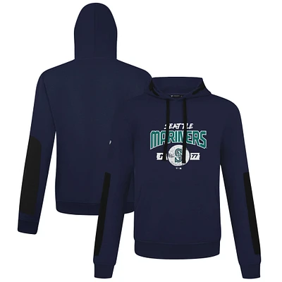 Men's Levelwear Navy Seattle Mariners Bombay Pullover Hoodie