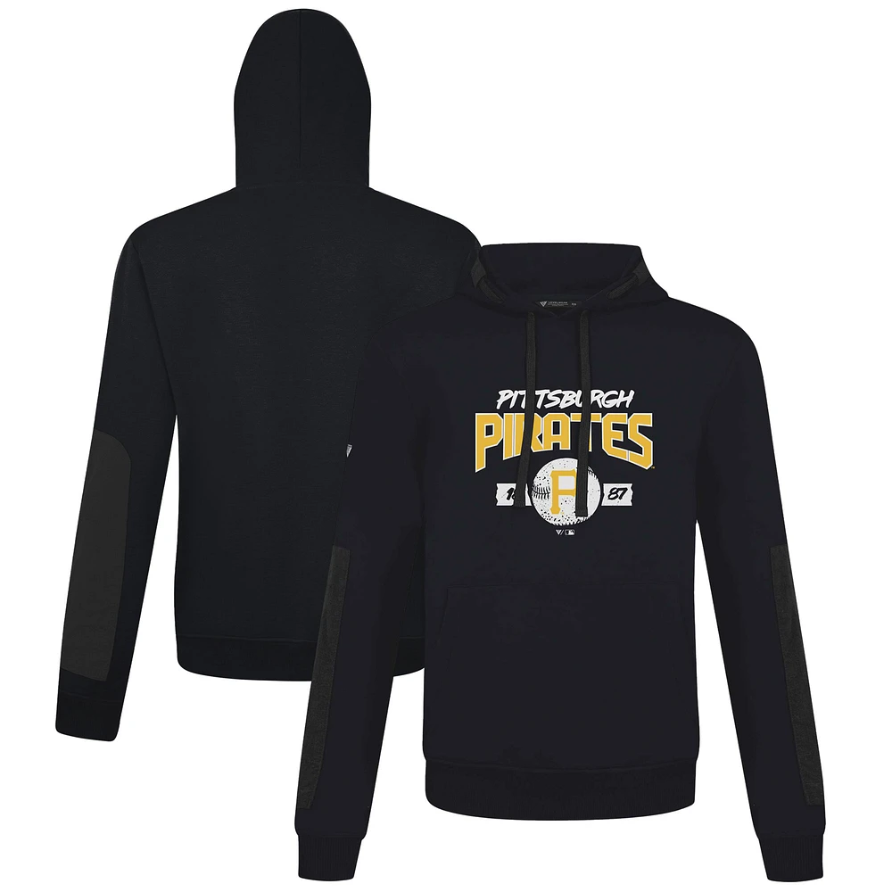 Men's Levelwear Black Pittsburgh Pirates Bombay Pullover Hoodie