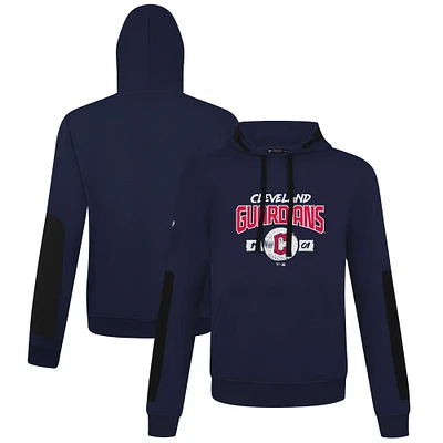 Men's Levelwear Navy Cleveland Guardians Bombay Pullover Hoodie