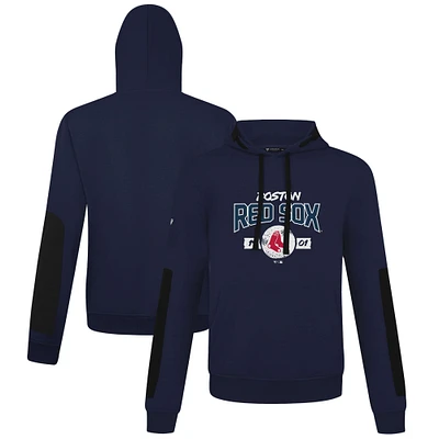 Men's Levelwear Navy Boston Red Sox Bombay Pullover Hoodie