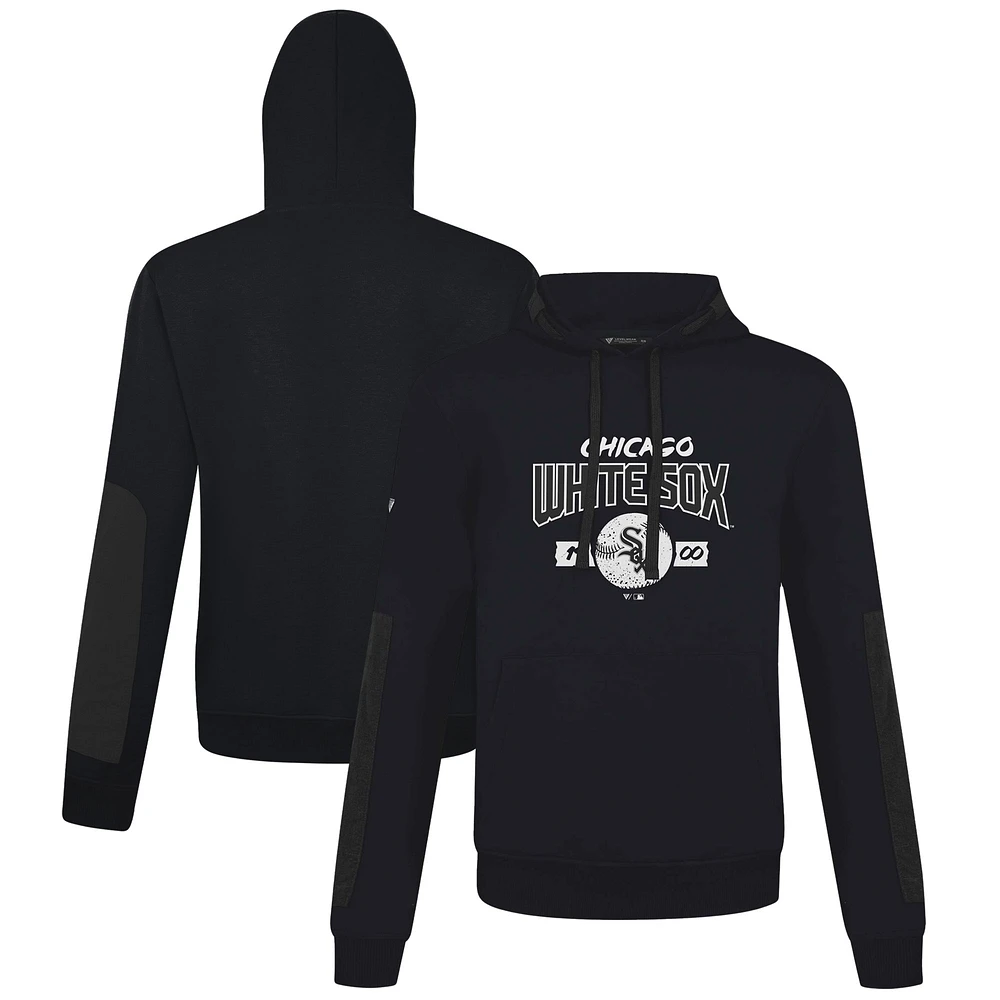 Men's Levelwear Black Chicago White Sox Bombay Pullover Hoodie