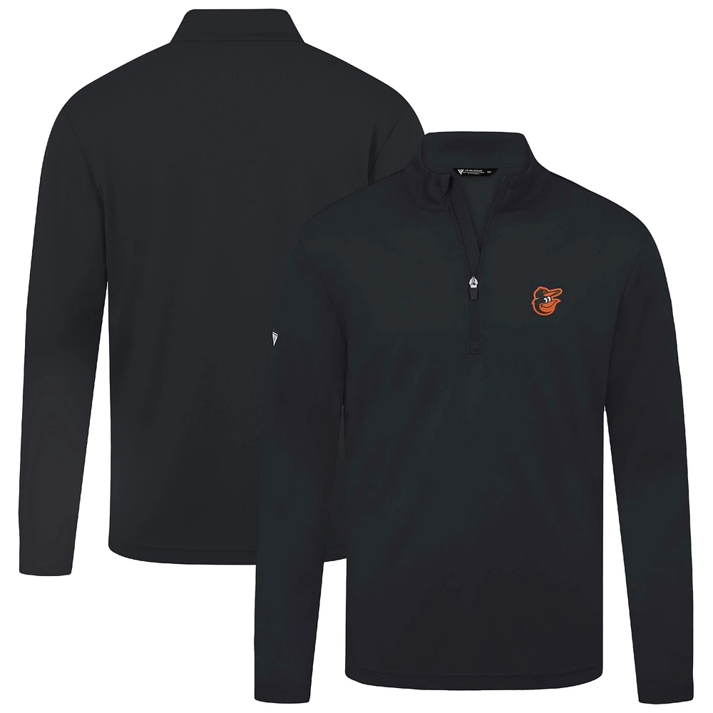 Men's Levelwear Black Baltimore Orioles Heron Insignia 2.0 Quarter-Zip Jacket
