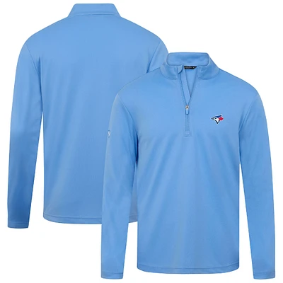 Men's Levelwear Light Blue Toronto Jays Heron Insignia 2.0 Quarter-Zip Jacket