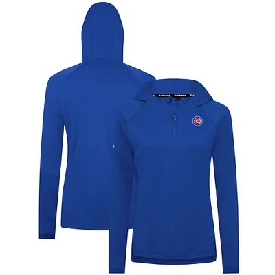 Women's Levelwear Royal Chicago Cubs Raven Insignia 2.0 Quarter-Zip Jacket