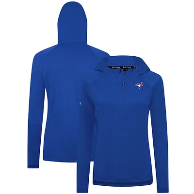 Women's Levelwear Royal Toronto Blue Jays Raven Insignia 2.0 Quarter-Zip Jacket