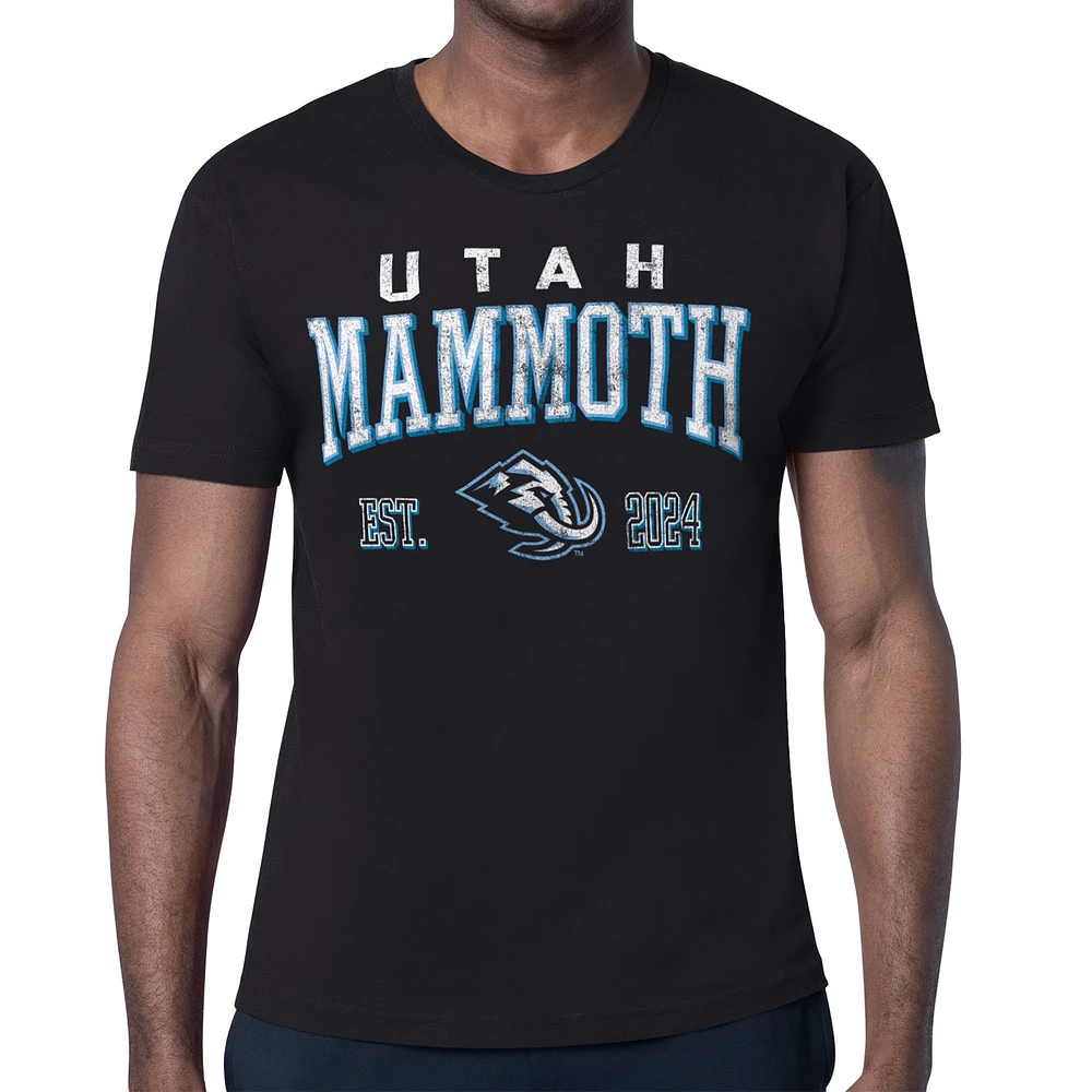 Men's Starter Black Utah Mammoth Retro Graphic T-Shirt