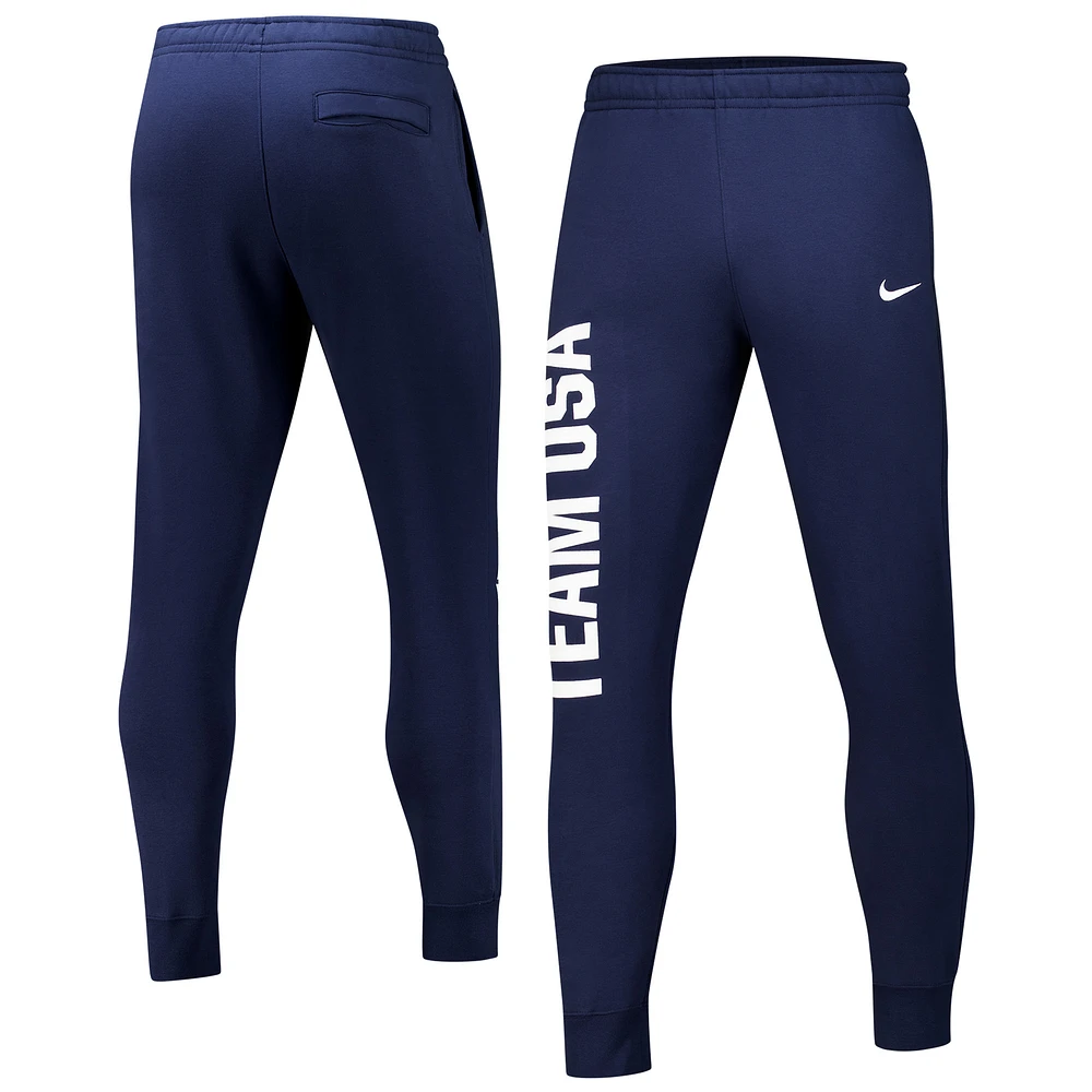 Men's Nike Navy Team USA Club Fleece Pants