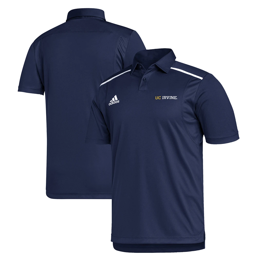 Men's adidas Navy UC Irvine Anteaters AEROREADY Polo