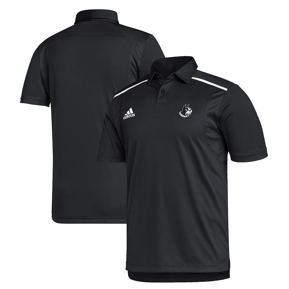 Men's adidas Black Wofford Terriers AEROREADY Polo