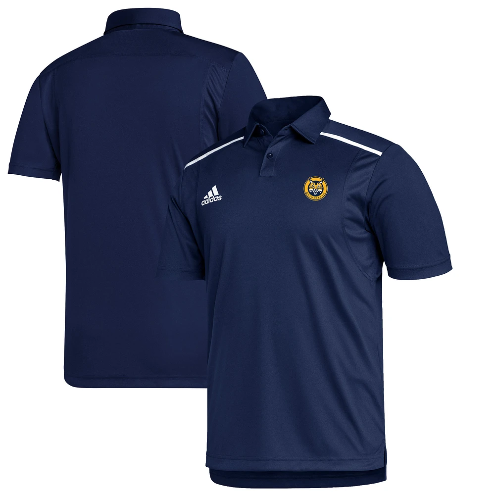 Men's adidas Navy Quinnipiac Bobcats AEROREADY Polo