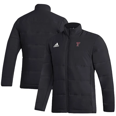 Men's adidas Black Texas Tech Red Raiders Full-Zip Jacket
