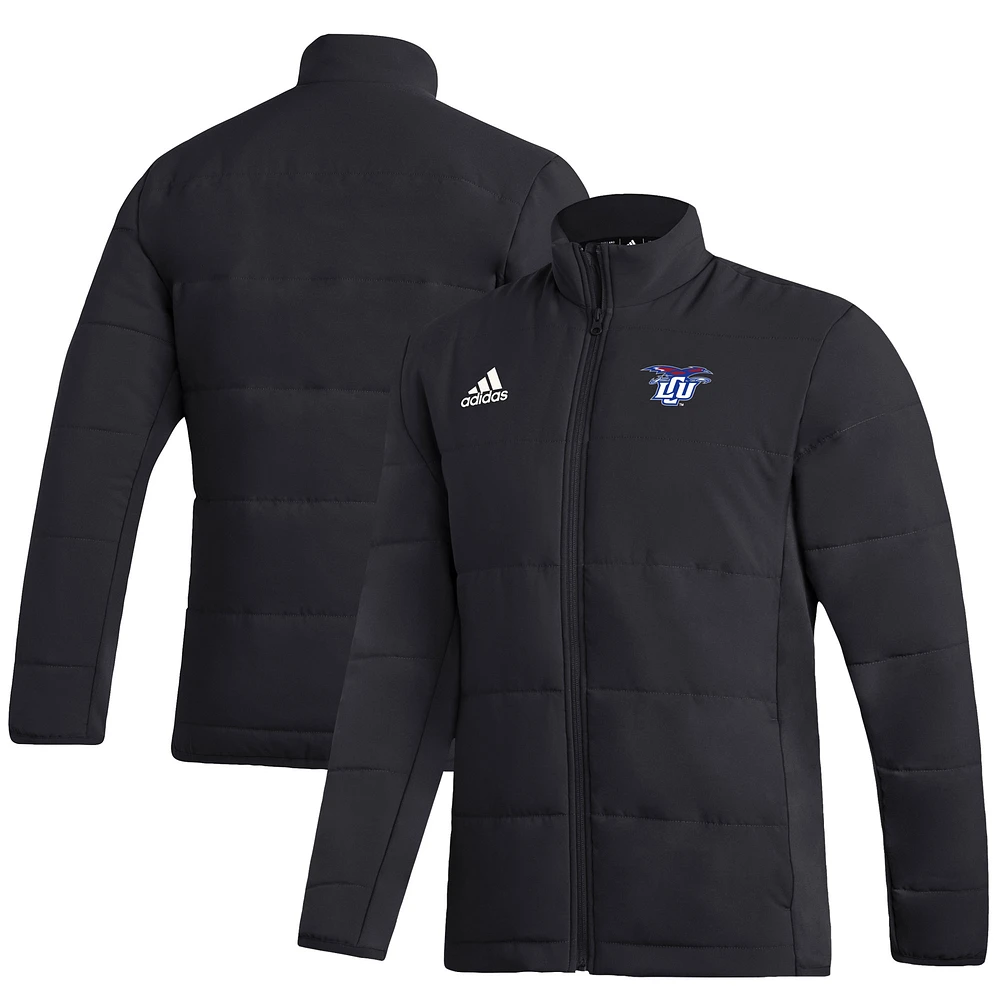 Men's adidas Black Lubbock Christian Chaparral Full-Zip Jacket