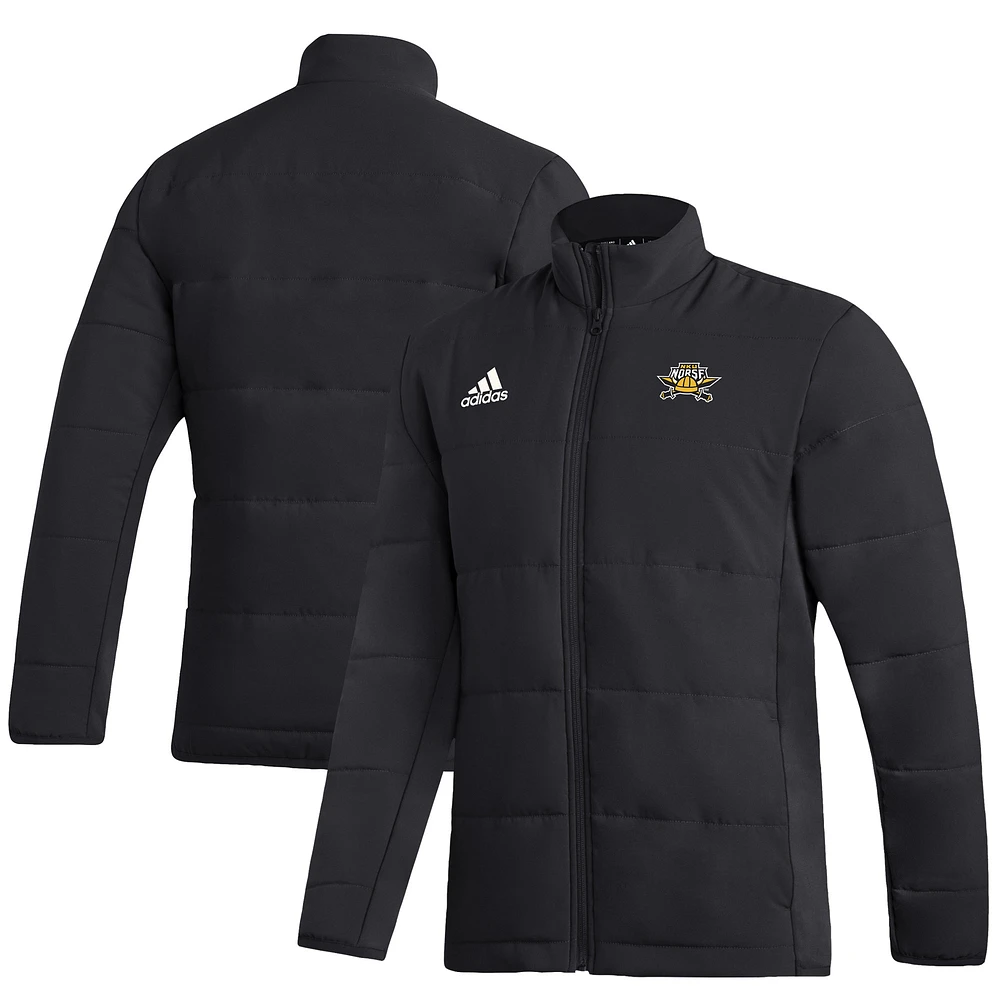Men's adidas Black Northern Kentucky University Norse Full-Zip Jacket