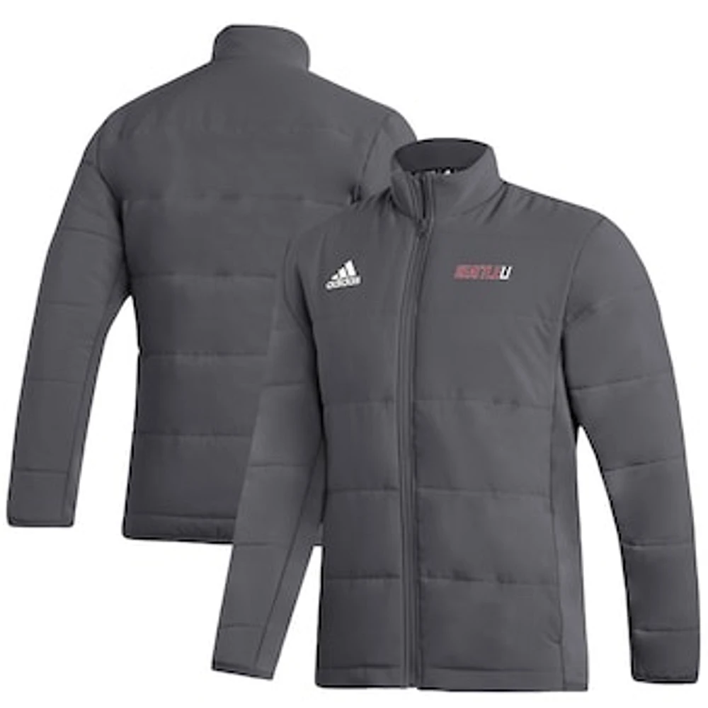 Men's adidas Gray Seattle Redhawks Full-Zip Jacket