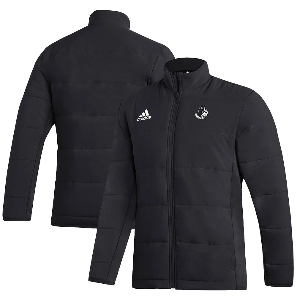 Men's adidas Black Wofford Terriers Full-Zip Jacket