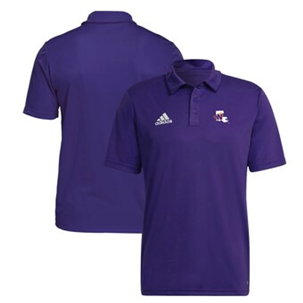 Men's adidas Purple Northwestern State Demons Entrada 22 AEROREADY Polo