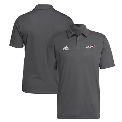 Men's adidas Gray Bucknell Bison Entrada 22 AEROREADY Polo