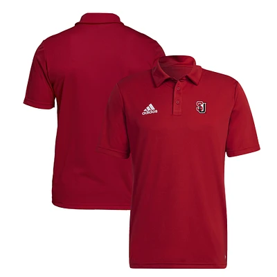 Men's adidas Red Seattle Redhawks Entrada 22 AEROREADY Polo