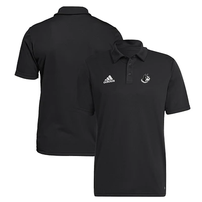 Men's adidas Black Wofford Terriers Entrada 22 AEROREADY Polo