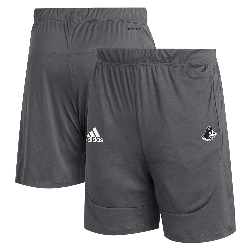 Men's adidas Gray Wofford Terriers Sideline Knit Shorts