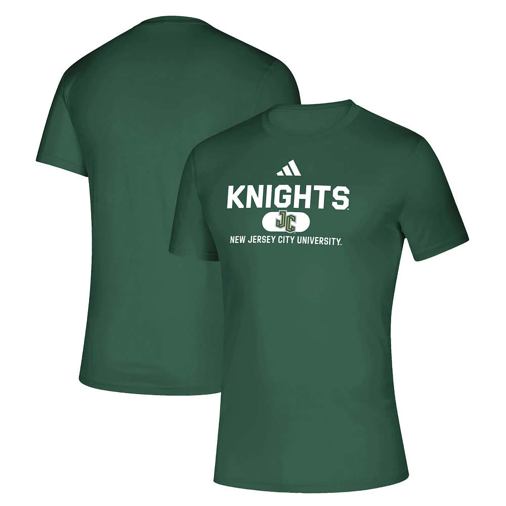 Men's adidas Green New Jersey City Gothic Knights Creator T-Shirt
