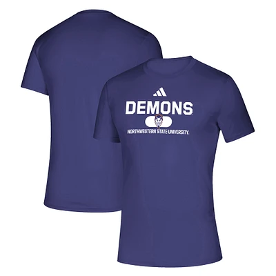 Men's adidas Purple Northwestern State Demons Creator T-Shirt